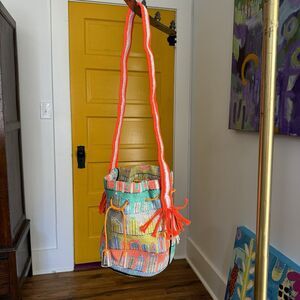 Koku Cuba Bucket Bag Neon Colors Cross Body Designer Made In Greece